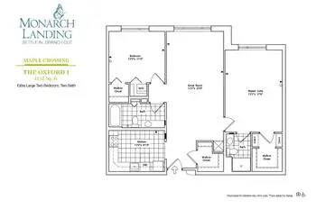 Floorplan of Monarch Landing, Assisted Living, Nursing Home, Independent Living, CCRC, Naperville, IL 3