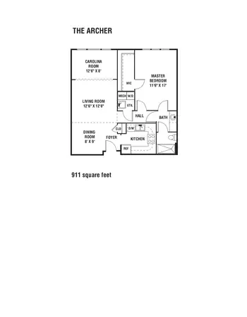 Floorplan of The Cypress of Hilton Head Island, Assisted Living, Nursing Home, Independent Living, CCRC, Hilton Head Island, SC 2