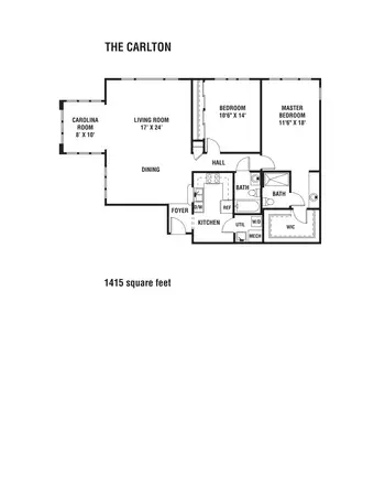 Floorplan of The Cypress of Hilton Head Island, Assisted Living, Nursing Home, Independent Living, CCRC, Hilton Head Island, SC 5