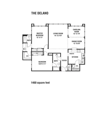 Floorplan of The Cypress of Hilton Head Island, Assisted Living, Nursing Home, Independent Living, CCRC, Hilton Head Island, SC 6