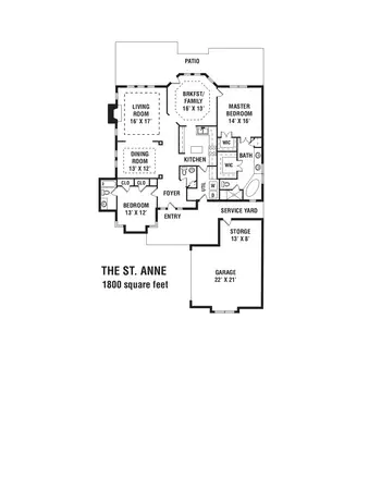 Floorplan of The Cypress of Hilton Head Island, Assisted Living, Nursing Home, Independent Living, CCRC, Hilton Head Island, SC 7