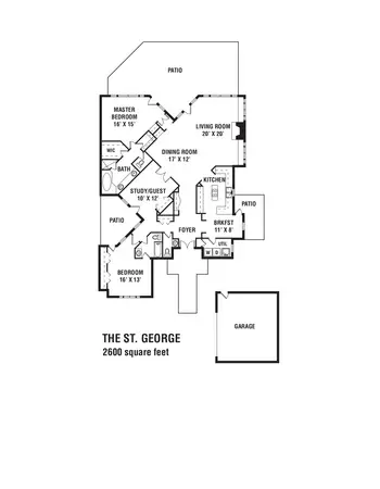 Floorplan of The Cypress of Hilton Head Island, Assisted Living, Nursing Home, Independent Living, CCRC, Hilton Head Island, SC 9