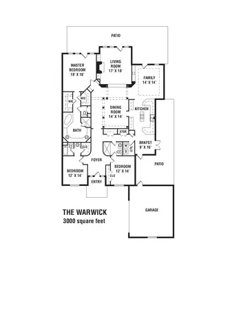 Floorplan of The Cypress of Hilton Head Island, Assisted Living, Nursing Home, Independent Living, CCRC, Hilton Head Island, SC 10