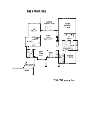Floorplan of The Cypress of Hilton Head Island, Assisted Living, Nursing Home, Independent Living, CCRC, Hilton Head Island, SC 12
