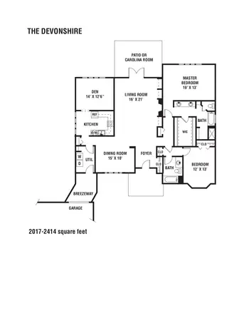 Floorplan of The Cypress of Hilton Head Island, Assisted Living, Nursing Home, Independent Living, CCRC, Hilton Head Island, SC 13