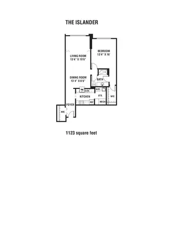 Floorplan of The Cypress of Hilton Head Island, Assisted Living, Nursing Home, Independent Living, CCRC, Hilton Head Island, SC 14