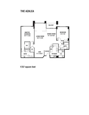 Floorplan of The Cypress of Hilton Head Island, Assisted Living, Nursing Home, Independent Living, CCRC, Hilton Head Island, SC 16