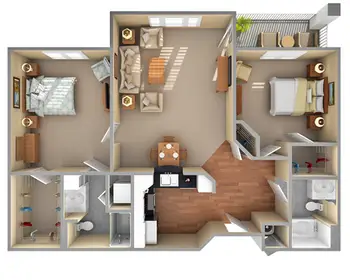 Floorplan of Croasdaile Village, Assisted Living, Nursing Home, Independent Living, CCRC, Durham, NC 5