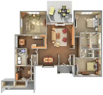 Floorplan of Cypress Glen, Assisted Living, Nursing Home, Independent Living, CCRC, Greenville, NC 10