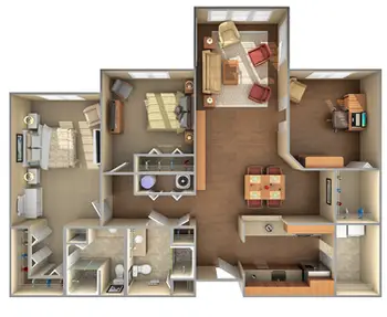 Floorplan of Cypress Glen, Assisted Living, Nursing Home, Independent Living, CCRC, Greenville, NC 12