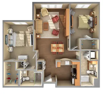 Floorplan of Cypress Glen, Assisted Living, Nursing Home, Independent Living, CCRC, Greenville, NC 15