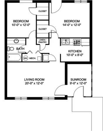 Floorplan of Wesley Pines, Assisted Living, Nursing Home, Independent Living, CCRC, Lumberton, NC 10