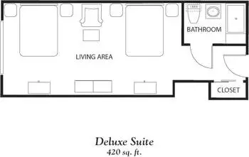 Floorplan of Rivermont Retirement Community, Assisted Living, Nursing Home, Independent Living, CCRC, Norman, OK 4