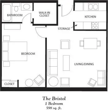 Floorplan of Rivermont Retirement Community, Assisted Living, Nursing Home, Independent Living, CCRC, Norman, OK 6