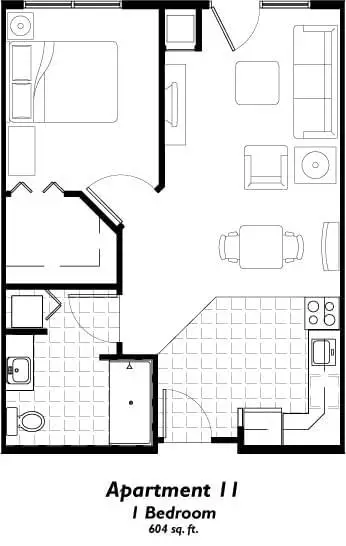 Floorplan of The Regent, Assisted Living, Nursing Home, Independent Living, CCRC, Wichita, KS 13