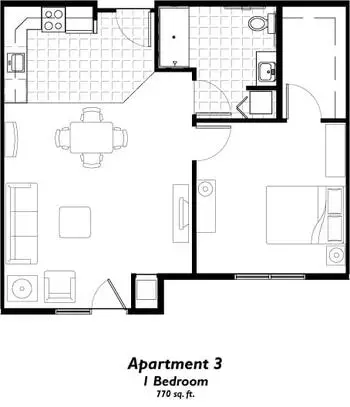 Floorplan of The Regent, Assisted Living, Nursing Home, Independent Living, CCRC, Wichita, KS 4