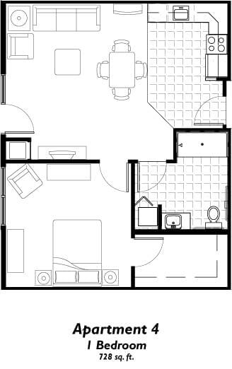 Floorplan of The Regent, Assisted Living, Nursing Home, Independent Living, CCRC, Wichita, KS 5