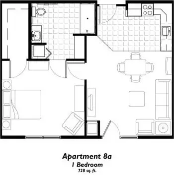 Floorplan of The Regent, Assisted Living, Nursing Home, Independent Living, CCRC, Wichita, KS 10
