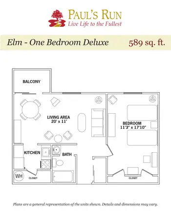 Floorplan of Paul's Run, Assisted Living, Nursing Home, Independent Living, CCRC, Philadelphia, PA 5
