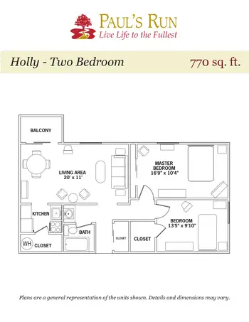 Floorplan of Paul's Run, Assisted Living, Nursing Home, Independent Living, CCRC, Philadelphia, PA 7