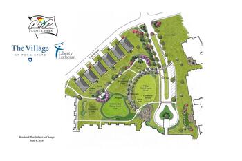 Campus Map of The Village at Penn State, Assisted Living, Nursing Home, Independent Living, CCRC, State College, PA 1