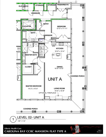 Floorplan of Carolina Bay at Autumn Hall, Assisted Living, Nursing Home, Independent Living, CCRC, Wilmington, NC 2