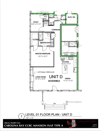 Floorplan of Carolina Bay at Autumn Hall, Assisted Living, Nursing Home, Independent Living, CCRC, Wilmington, NC 8