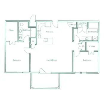 Floorplan of Carolina Bay at Autumn Hall, Assisted Living, Nursing Home, Independent Living, CCRC, Wilmington, NC 19