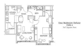Floorplan of Brightmore of Wilmington, Assisted Living, Nursing Home, Independent Living, CCRC, Wilmington, NC 2