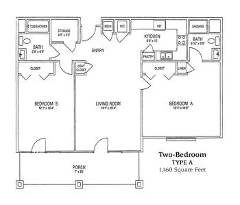 Floorplan of Brightmore of Wilmington, Assisted Living, Nursing Home, Independent Living, CCRC, Wilmington, NC 5