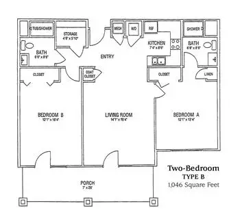 Floorplan of Brightmore of Wilmington, Assisted Living, Nursing Home, Independent Living, CCRC, Wilmington, NC 6