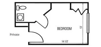 Floorplan of Brightmore of Wilmington, Assisted Living, Nursing Home, Independent Living, CCRC, Wilmington, NC 7