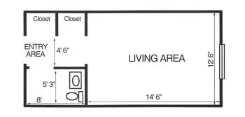 Floorplan of Brightmore of Wilmington, Assisted Living, Nursing Home, Independent Living, CCRC, Wilmington, NC 9