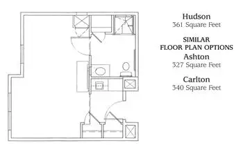 Floorplan of Brightmore of Wilmington, Assisted Living, Nursing Home, Independent Living, CCRC, Wilmington, NC 14