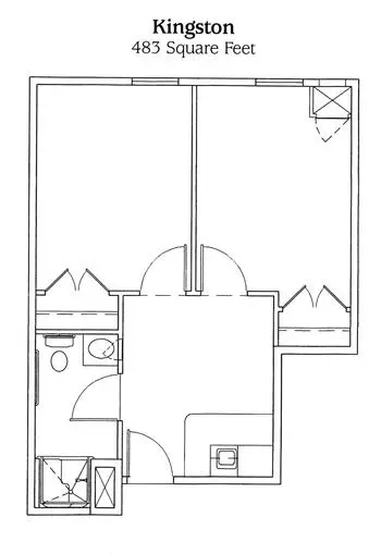 Floorplan of Brightmore of Wilmington, Assisted Living, Nursing Home, Independent Living, CCRC, Wilmington, NC 15