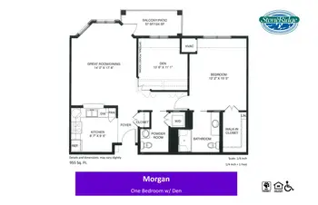 Floorplan of StoneRidge, Assisted Living, Nursing Home, Independent Living, CCRC, Mystic, CT 2