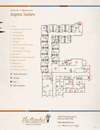 Floorplan of Trillium Woods, Assisted Living, Nursing Home, Independent Living, CCRC, Plymouth, MN 1