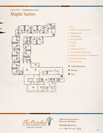 Floorplan of Trillium Woods, Assisted Living, Nursing Home, Independent Living, CCRC, Plymouth, MN 2