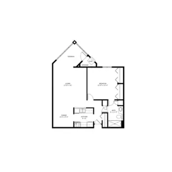 Floorplan of Plantation Village, Assisted Living, Nursing Home, Independent Living, CCRC, Wilmington, NC 9