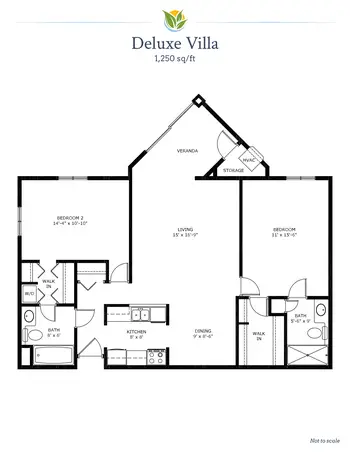 Floorplan of Plantation Village, Assisted Living, Nursing Home, Independent Living, CCRC, Wilmington, NC 10