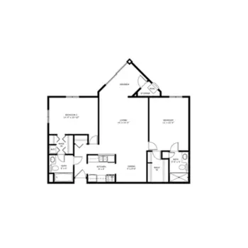 Floorplan of Plantation Village, Assisted Living, Nursing Home, Independent Living, CCRC, Wilmington, NC 11