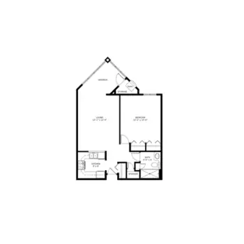 Floorplan of Plantation Village, Assisted Living, Nursing Home, Independent Living, CCRC, Wilmington, NC 13