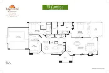Floorplan of Sagewood, Assisted Living, Nursing Home, Independent Living, CCRC, Phoenix, AZ 4