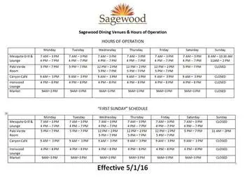 Dining menu of Sagewood, Assisted Living, Nursing Home, Independent Living, CCRC, Phoenix, AZ 5