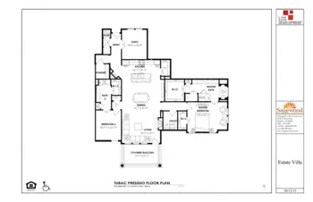 Floorplan of Sagewood, Assisted Living, Nursing Home, Independent Living, CCRC, Phoenix, AZ 13
