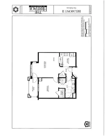 Floorplan of The Heritage at Brentwood, Assisted Living, Nursing Home, Independent Living, CCRC, Brentwood, TN 3