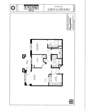 Floorplan of The Heritage at Brentwood, Assisted Living, Nursing Home, Independent Living, CCRC, Brentwood, TN 9