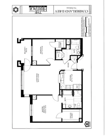 Floorplan of The Heritage at Brentwood, Assisted Living, Nursing Home, Independent Living, CCRC, Brentwood, TN 11