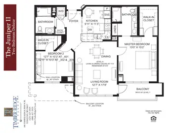 Floorplan of Timber Ridge at Talus, Assisted Living, Nursing Home, Independent Living, CCRC, Issaquah, WA 3