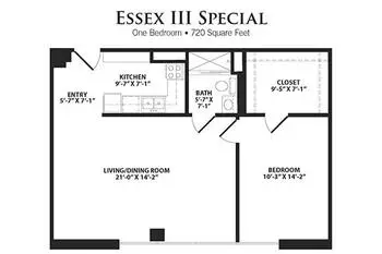Floorplan of Westminster, Assisted Living, Nursing Home, Independent Living, CCRC, Austin, TX 5